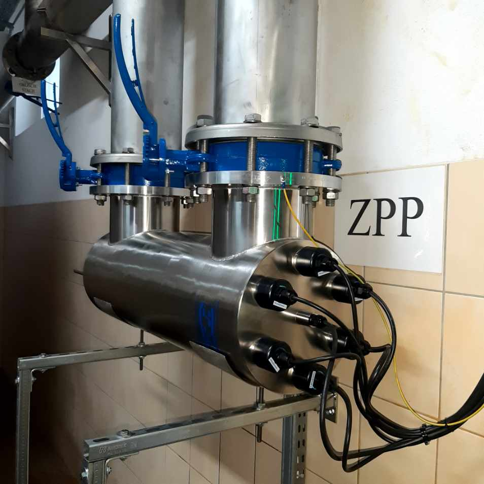 Sterylizator UV zamontowany na SUW Majdan