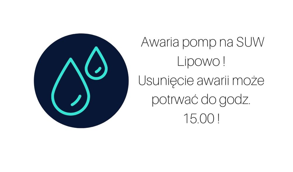 Awaria pomp na SUW Lipowo !