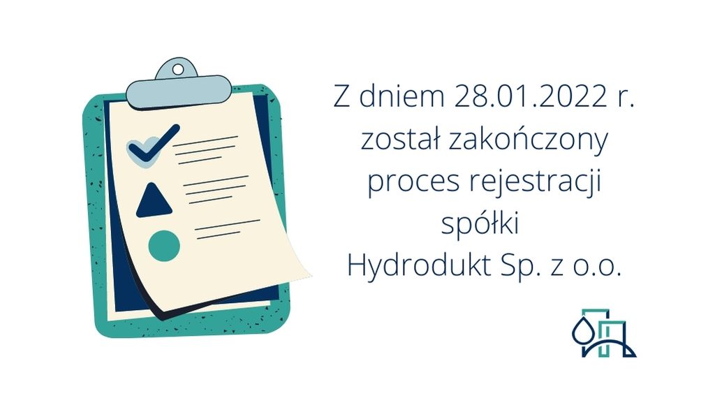 Zakończono proces rejestracji Spółki