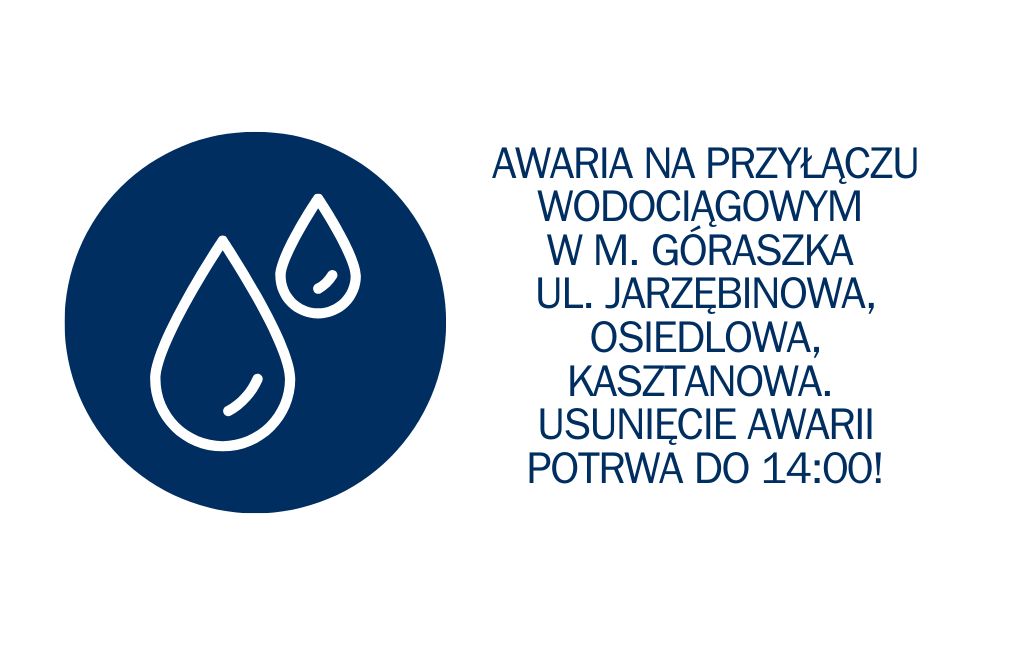 Góraszka awaria na przyłączu wodociągowym!