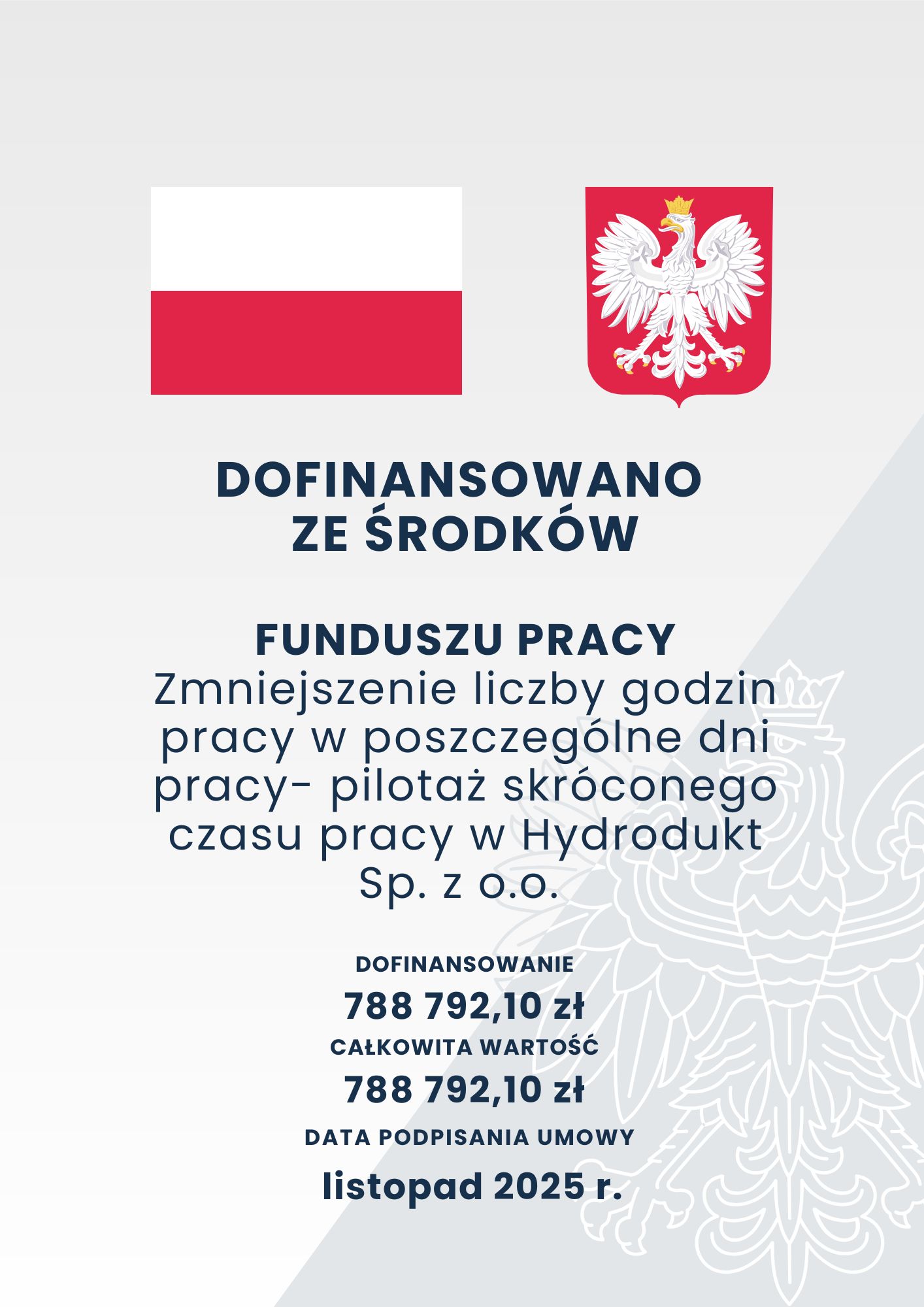 Uzyskaliśmy dofinansowanie!