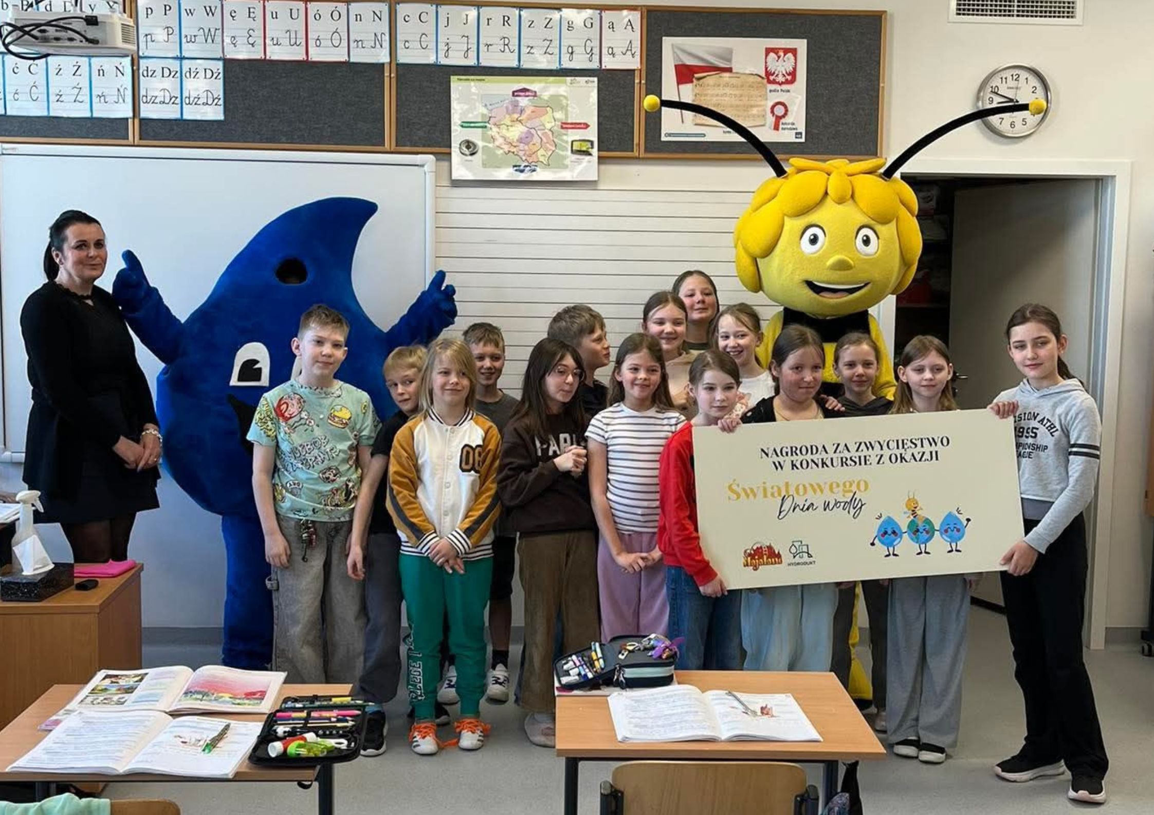 Ogłoszenie wyników konkursu plastycznego pn. „Woda łączy” 💙